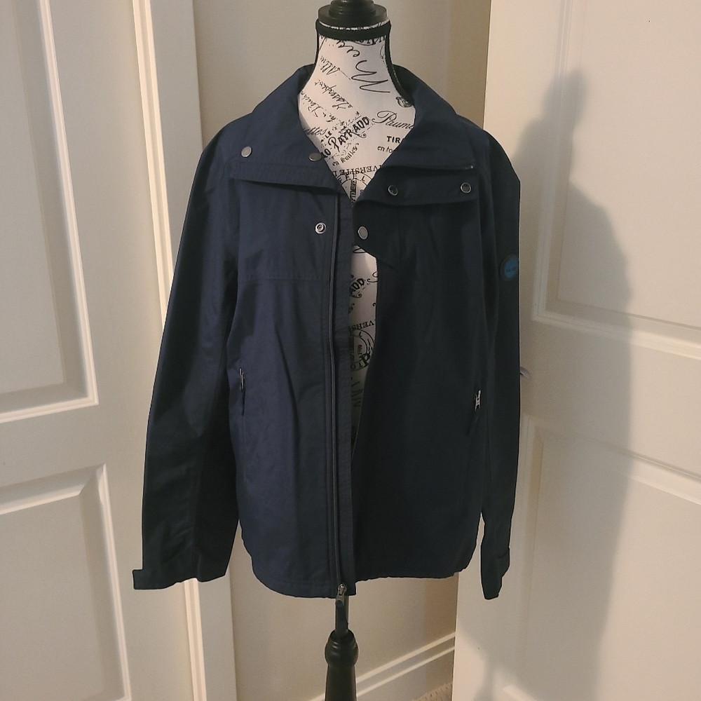 Timberland Jacket Mens Waterproof Navy Blue Size Medium